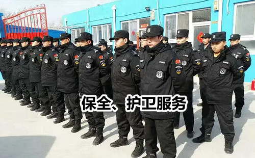 保全、护卫服务